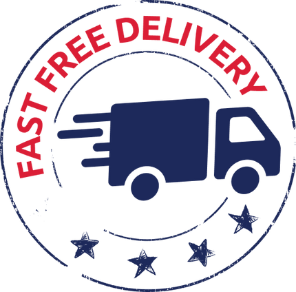 Fast Free Delivery Stamp