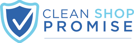 Clean Shop Promise Logo