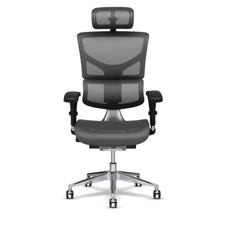 X-Chair X2 K-Sport Mgmt Chair Grey Front