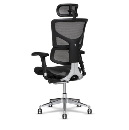 X-Chair X2 K-Sport Mgmt Chair Grey Back Left