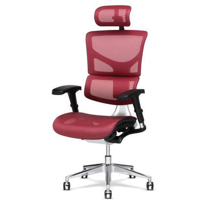 X-Chair X2 K-Sport Mgmt Chair Red Front Left