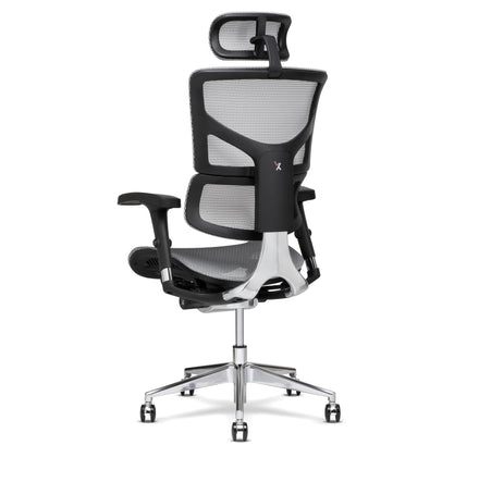 X-Chair X2 K-Sport Mgmt Chair White Back Left