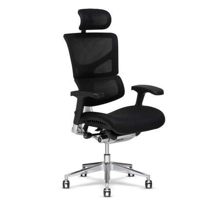 X-Chair X3 ATR Mgmt Chair Black Front Right