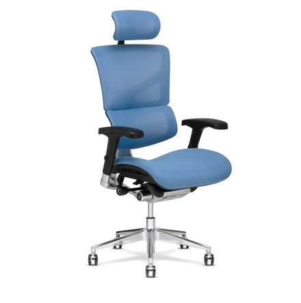 X-Chair X3 ATR Mgmt Chair Blue Front Right