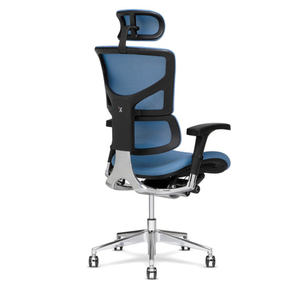 X-Chair X3 ATR Mgmt Chair Blue Back Right