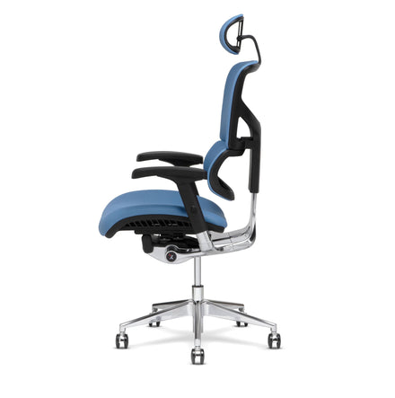 X-Chair X3 ATR Mgmt Chair Blue Left