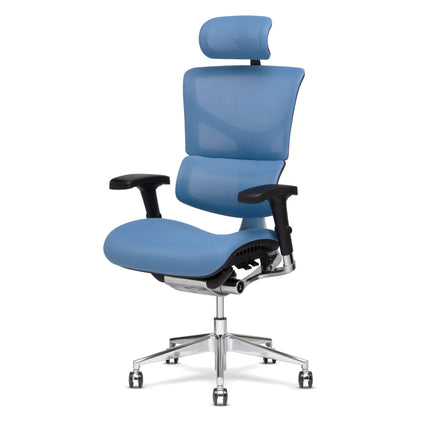 X-Chair X3 ATR Mgmt Chair Blue Front Left
