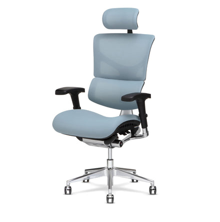 X-Chair X3 ATR Mgmt Chair Glacier Front Left