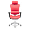 XChair x4 Red SE Leather Headrest Front