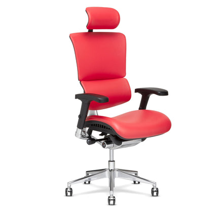 XChair x4 Red SE Leather Headrest Front Right