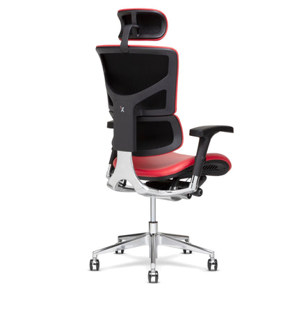 XChair x4 Red SE Leather Headrest Back Right