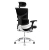 XChair x4 White SE Leather Headrest Back Right