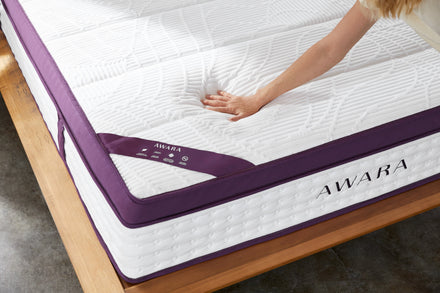 natural latex foam massage mattress bed