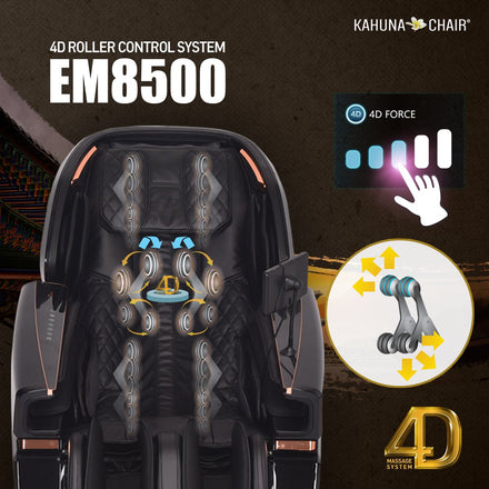 Kahuna EM-8500 King's Elite 4D Zero Gravity Heated Bluetooth HSL Massage Chair