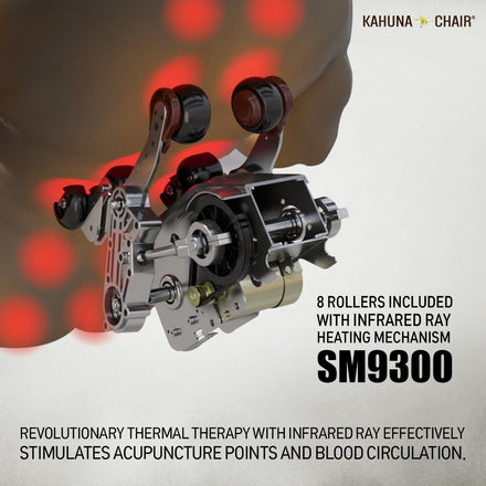 Kahuna 4D+Dual AIR Float Flex HSL-Track Infrared SM-9300 Massage Chair