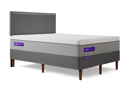 Purple Upholstered Bed Frame